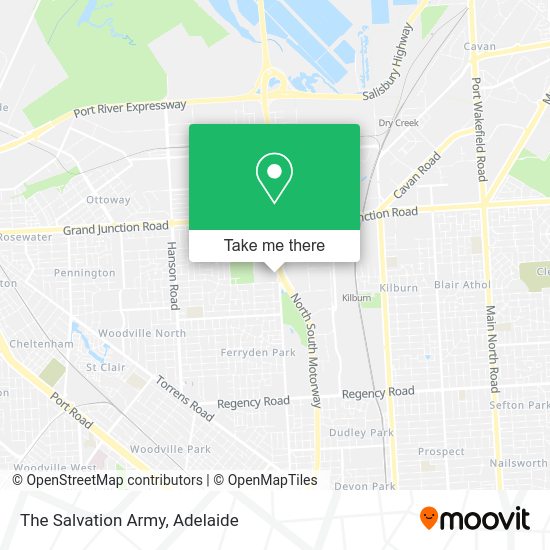 The Salvation Army map