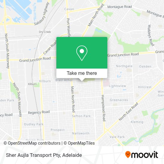 Sher Aujla Transport Pty map