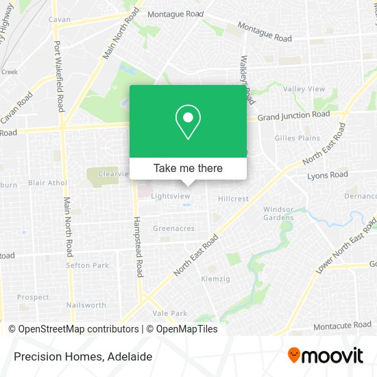 Precision Homes map
