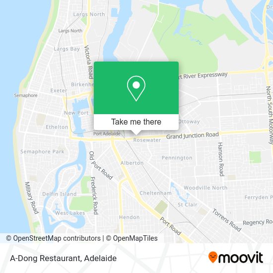 A-Dong Restaurant map