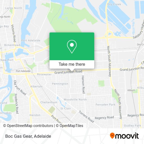 Boc Gas Gear map