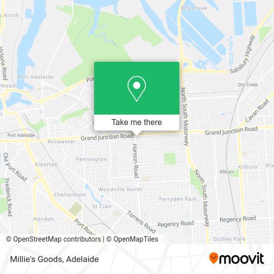 Millie's Goods map