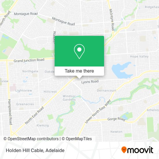 Holden Hill Cable map