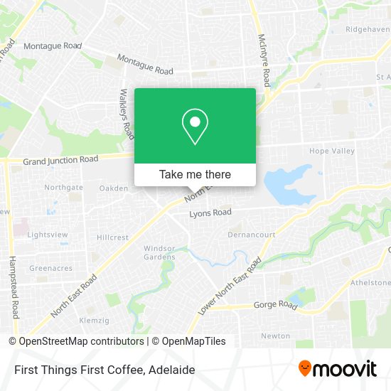 First Things First Coffee map