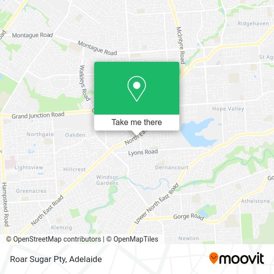 Roar Sugar Pty map