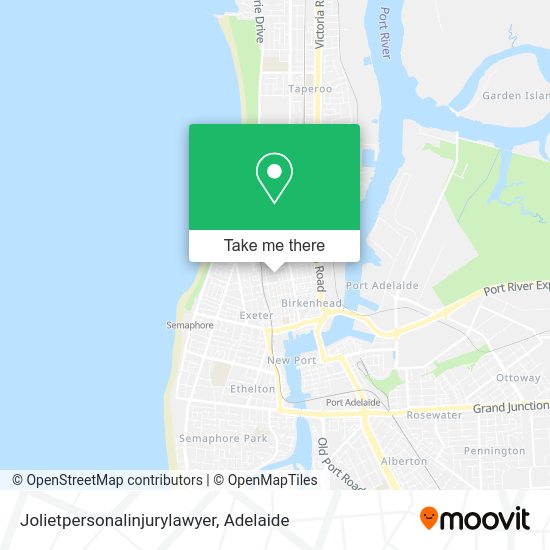 Jolietpersonalinjurylawyer map