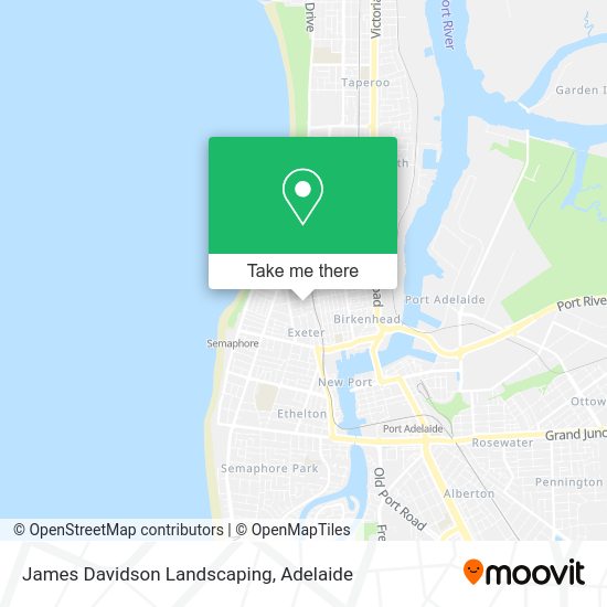 James Davidson Landscaping map