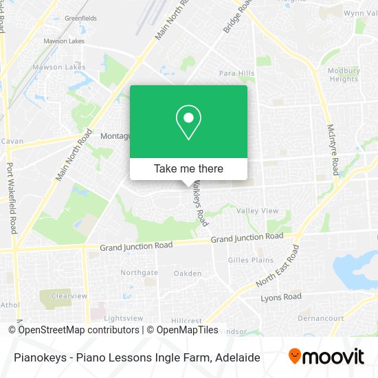 Pianokeys - Piano Lessons Ingle Farm map