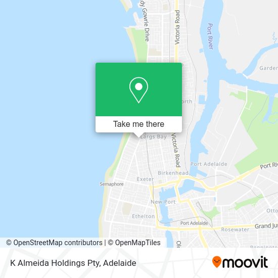 K Almeida Holdings Pty map