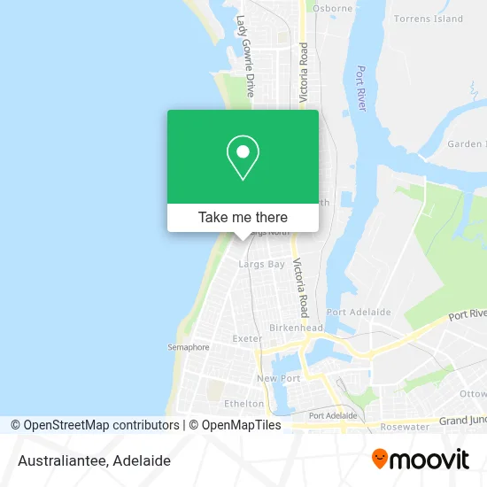 Mapa Australiantee