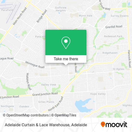 Adelaide Curtain & Lace Warehouse map