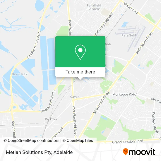 Mapa Metlan Solutions Pty