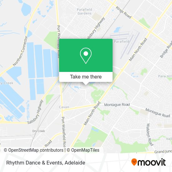 Rhythm Dance & Events map