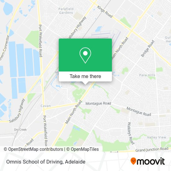 Omnis School of Driving map