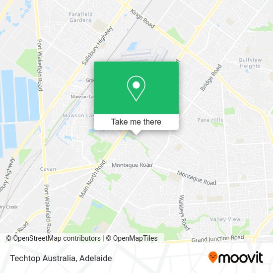 Techtop Australia map