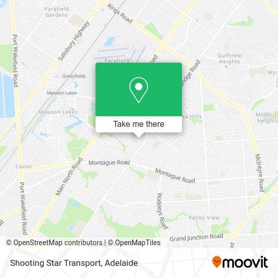Shooting Star Transport map
