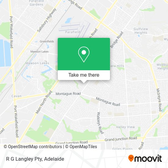 R G Langley Pty map