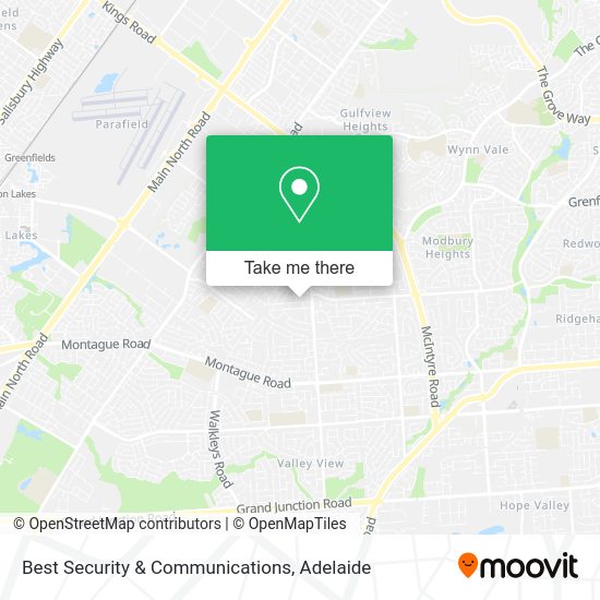 Best Security & Communications map