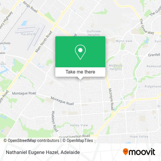 Nathaniel Eugene Hazel map
