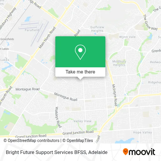 Mapa Bright Future Support Services BFSS