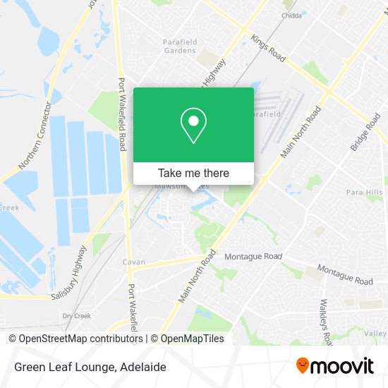 Green Leaf Lounge map