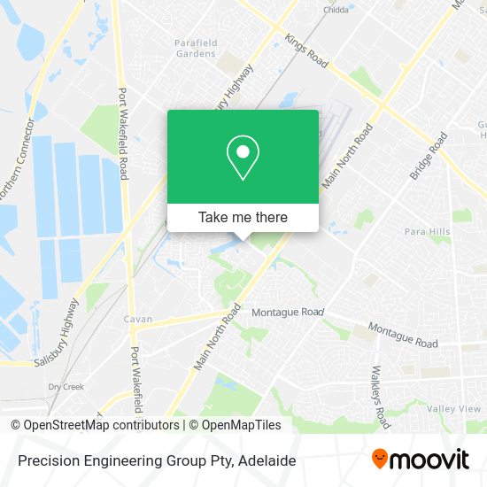 Precision Engineering Group Pty map