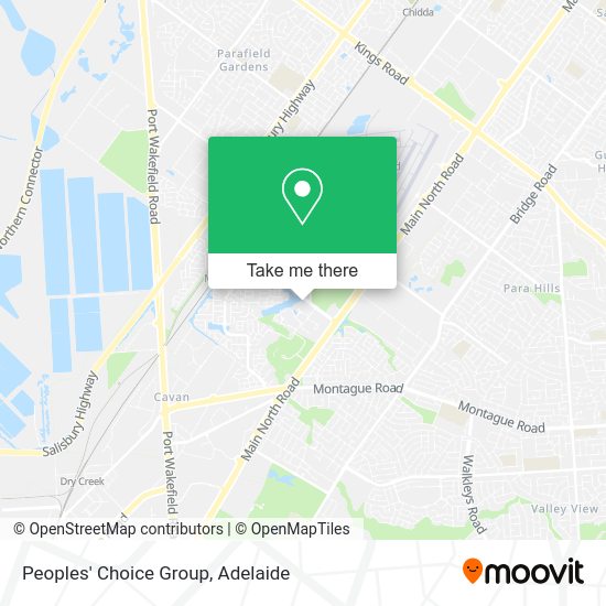 Peoples' Choice Group map