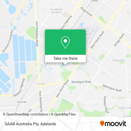 SAAB Australia Pty map