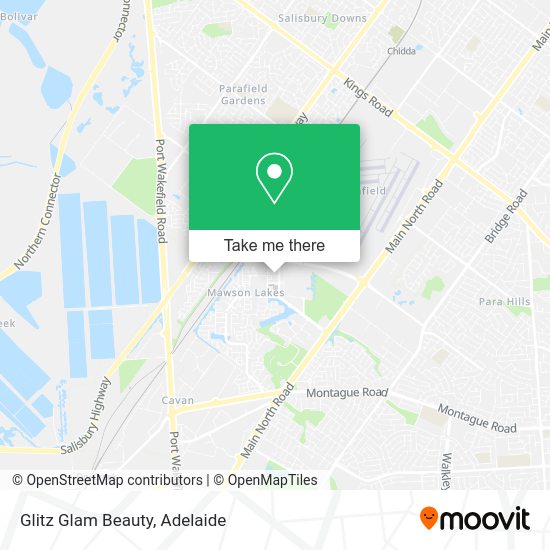 Glitz Glam Beauty map
