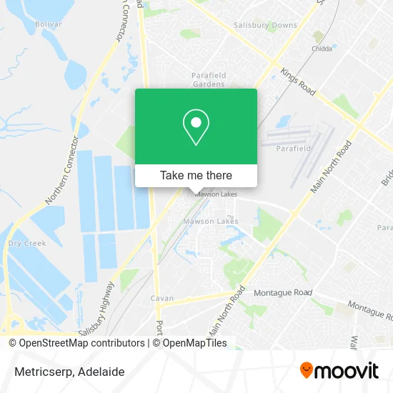 Metricserp map