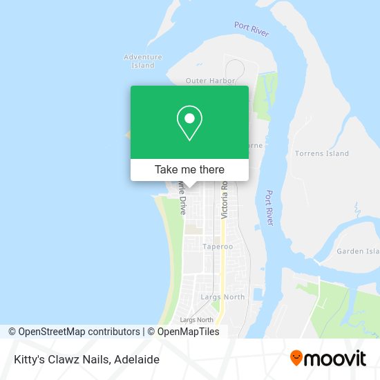 Kitty's Clawz Nails map