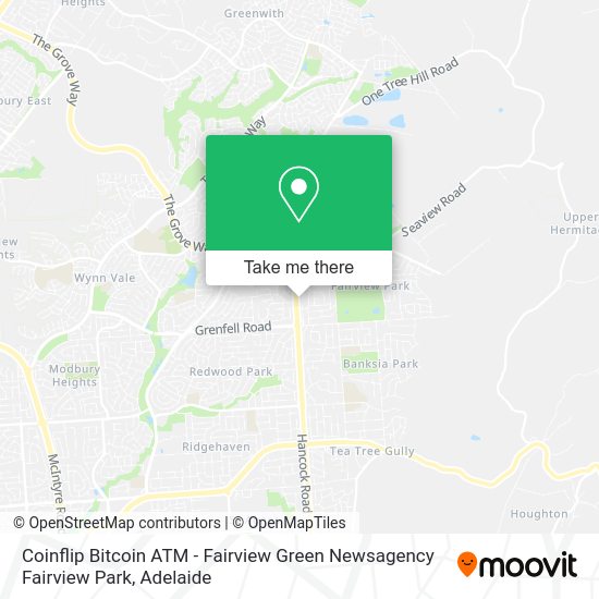 Coinflip Bitcoin ATM - Fairview Green Newsagency Fairview Park map