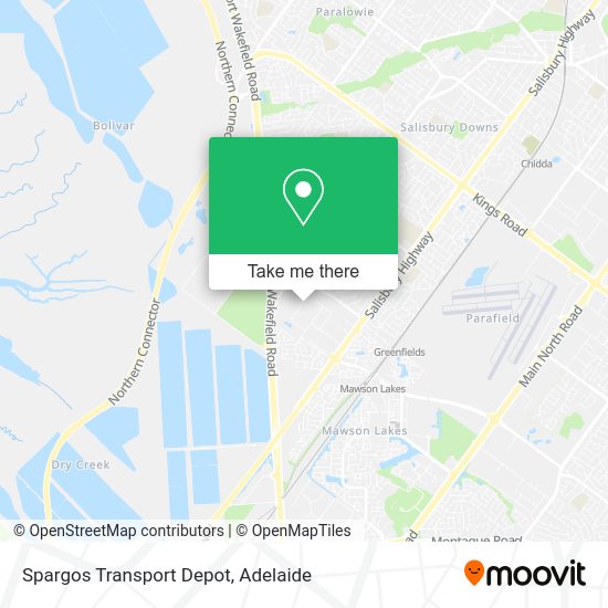 Spargos Transport Depot map