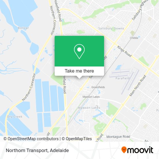 Northom Transport map