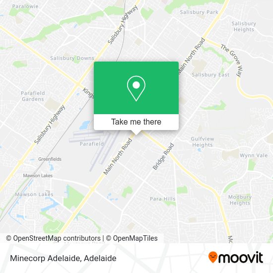 Minecorp Adelaide map