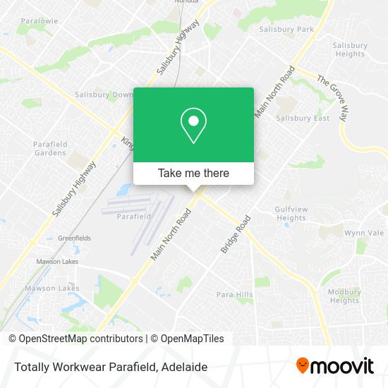 Totally Workwear Parafield map