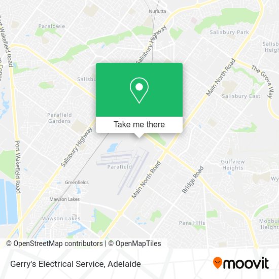 Gerry's Electrical Service map