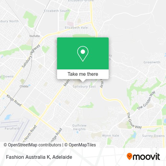 Fashion Australia K map