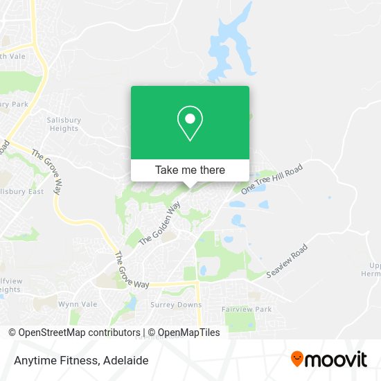 Anytime Fitness map