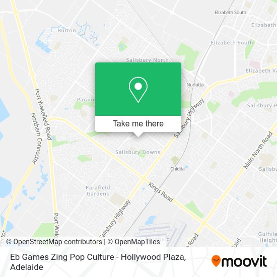 Eb Games Zing Pop Culture - Hollywood Plaza map