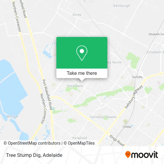 Mapa Tree Stump Dig