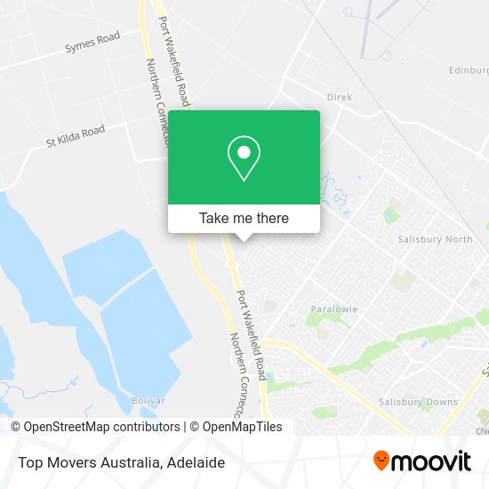 Top Movers Australia map
