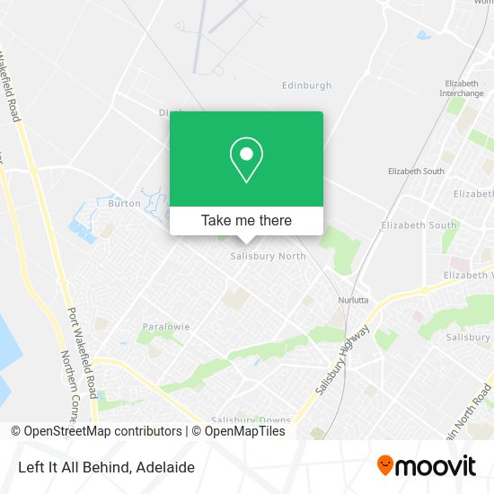 Left It All Behind map