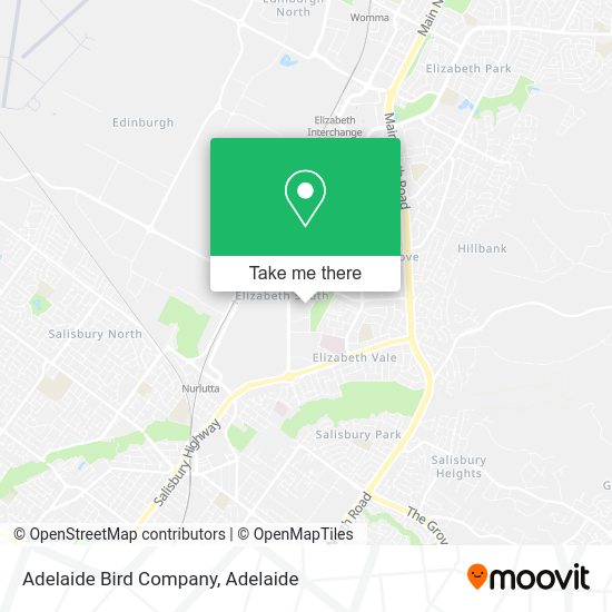 Adelaide Bird Company map