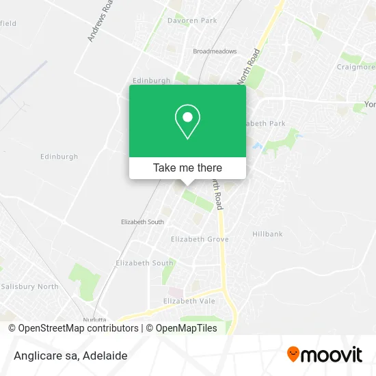 Mapa Anglicare sa