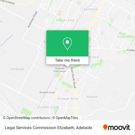 Legal Services Commission Elizabeth map