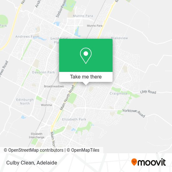 Culby Clean map