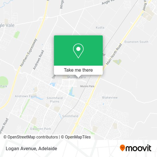 Logan Avenue map