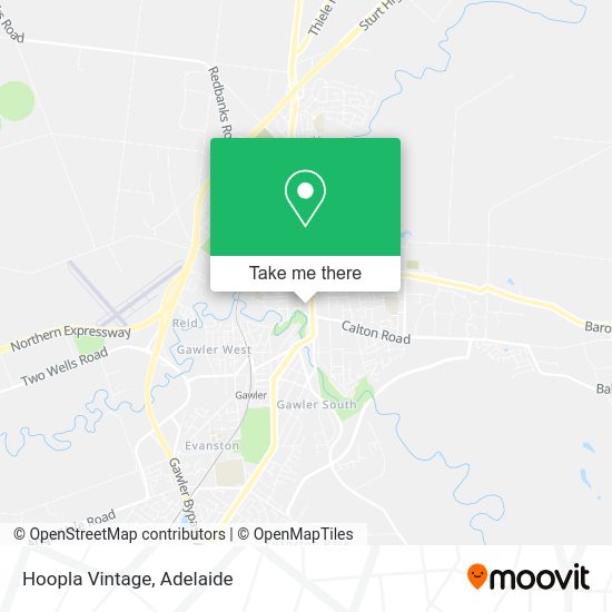 Hoopla Vintage map