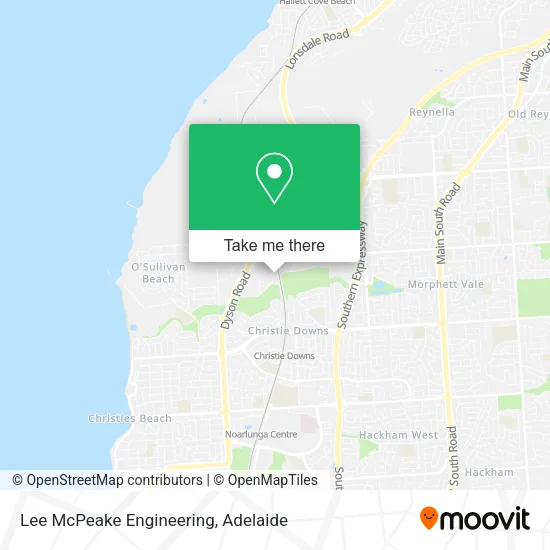 Lee McPeake Engineering map